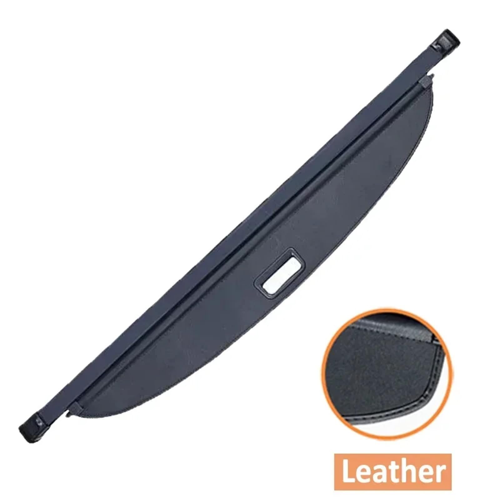 Kofferraumvorhang, kompatibel mit VW VW Tiguan L MK2 2017~2023, Sichtschutz, Kofferraumabdeckung, Aufbewahrungs-Trennwand, Zubehör(Leather) von CJMPZKVRY