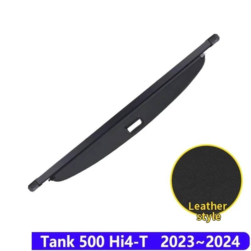 Kofferraumvorhang Kompatibel mit Tank 400 Hi4-T 2023~2025 Anti-Peeping-Gepäckaufbewahrung Einstellbare Trennwand Schutzhülle Autozubehör(Leather) von CJMPZKVRY