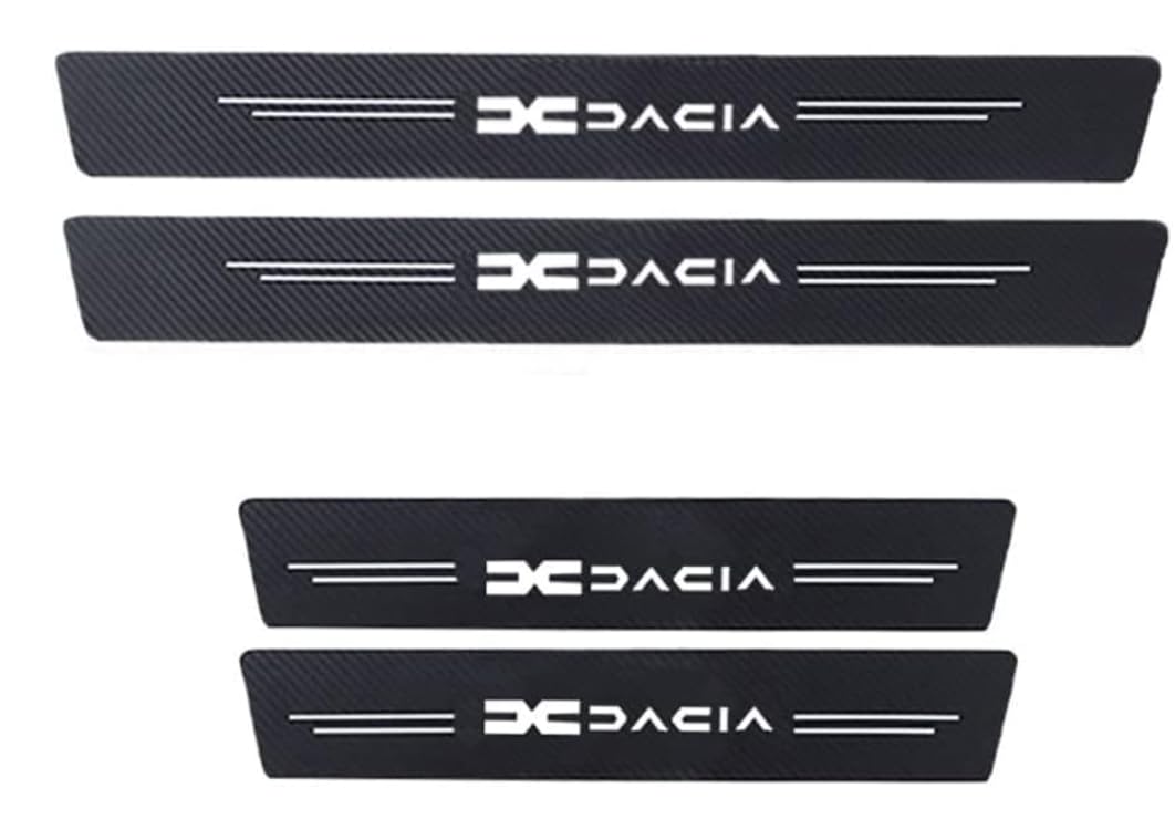 4 Stück Ndier Mit Auto Carbon Fiber Einstiegsleisten Türschweller, für Dacia Spring Lodgy Dokker Duster Logan Sandero Stepway rutschfeste Anti-KratzTrim Scuff, Türschweller Trittschutz Aufkleber Auto 4 Stück Ndier Mit Auto Carbon Fiber Einstiegsleisten Türschweller, für Dacia Spring Lodgy Dokker Duster Logan Sandero Stepway rutschfeste Anti-KratzTrim Scuff, Türschweller Trittschutz Aufkleber Auto von CJMUQHEHH