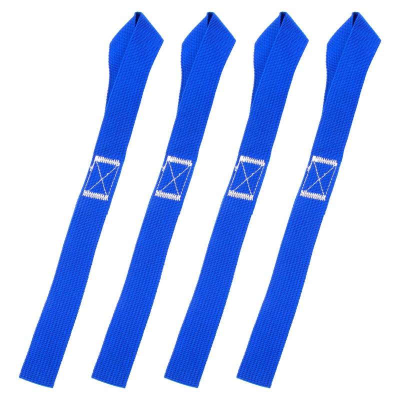 4 Stück Zurrschlaufen Motorrad für Motorräder Spanngurte, 25mm x 30cm Mit 800 kg, Zugkraft Ideal für Ladungssicherung ATV Quads und Anhänger Zubehör von CJMUQHEHH