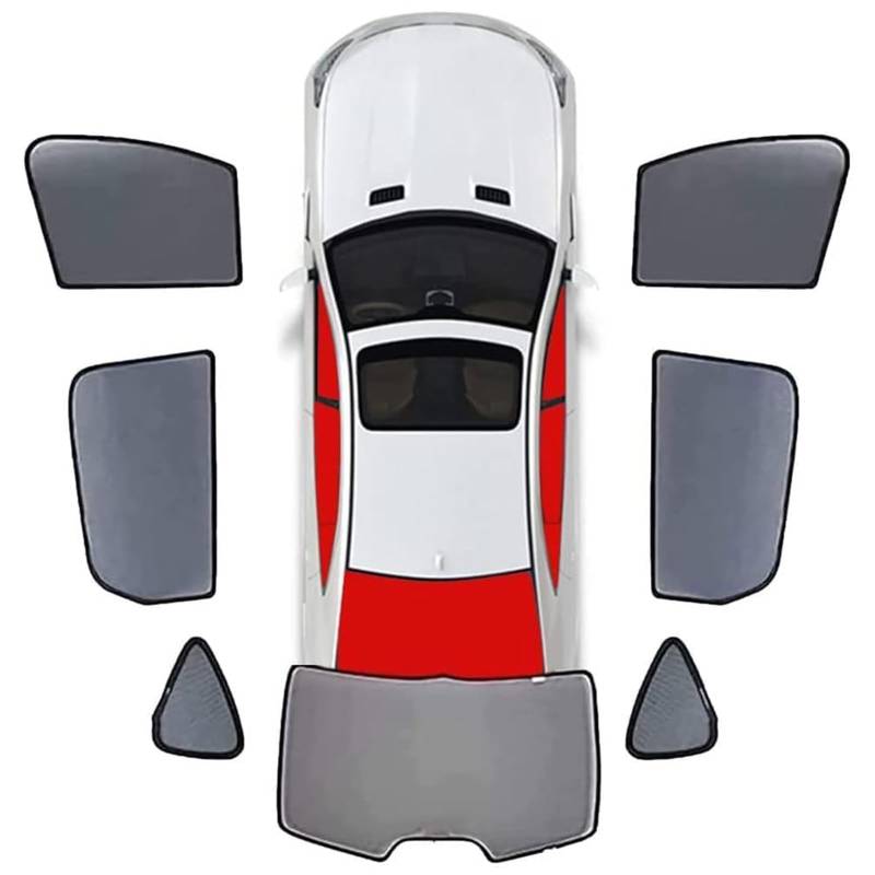 Auto Sonnenschutz Für Subaru Outback 2009-2014, Magnetische Der Privatsphäre Undurchsichtig UV-Schutz Hitzereduktion Verdunkelung Vorhang,7 pcs Whole car von CJYCJY