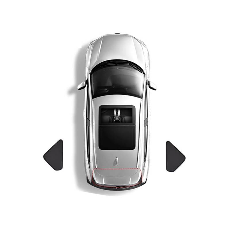 Sonnenschutz Auto Baby für Porsche Cayenne 2019-2024, Sonnenschutz Auto, Sonnenblende Auto Kinder, Auto UV Schutz Seitenfenster für Kinder & Haustiere,2*Triangular Window von CJYCJY