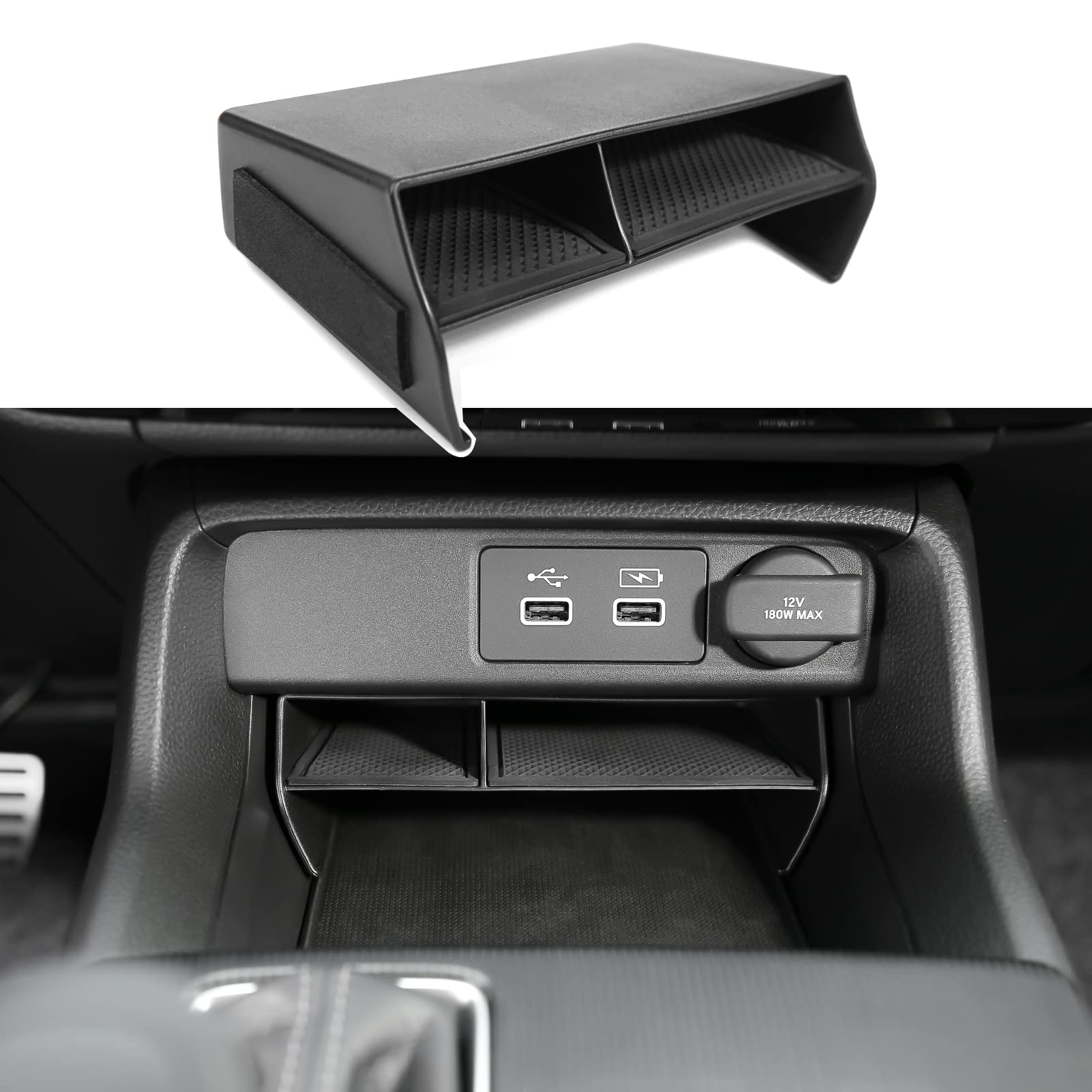 CKE Für 11. Generation Civic für Honda Civic 2022 2023 Zubehör Auto Mittelkonsole Aufbewahrungsbox Armlehne Box Organizer Tablett Palettenbehälter Halter - Schwarz CKE Für 11. Generation Civic für Honda Civic 2022 2023 Zubehör Auto Mittelkonsole Aufbewahrungsbox Armlehne Box Organizer Tablett Palettenbehälter Halter - Schwarz von CKE