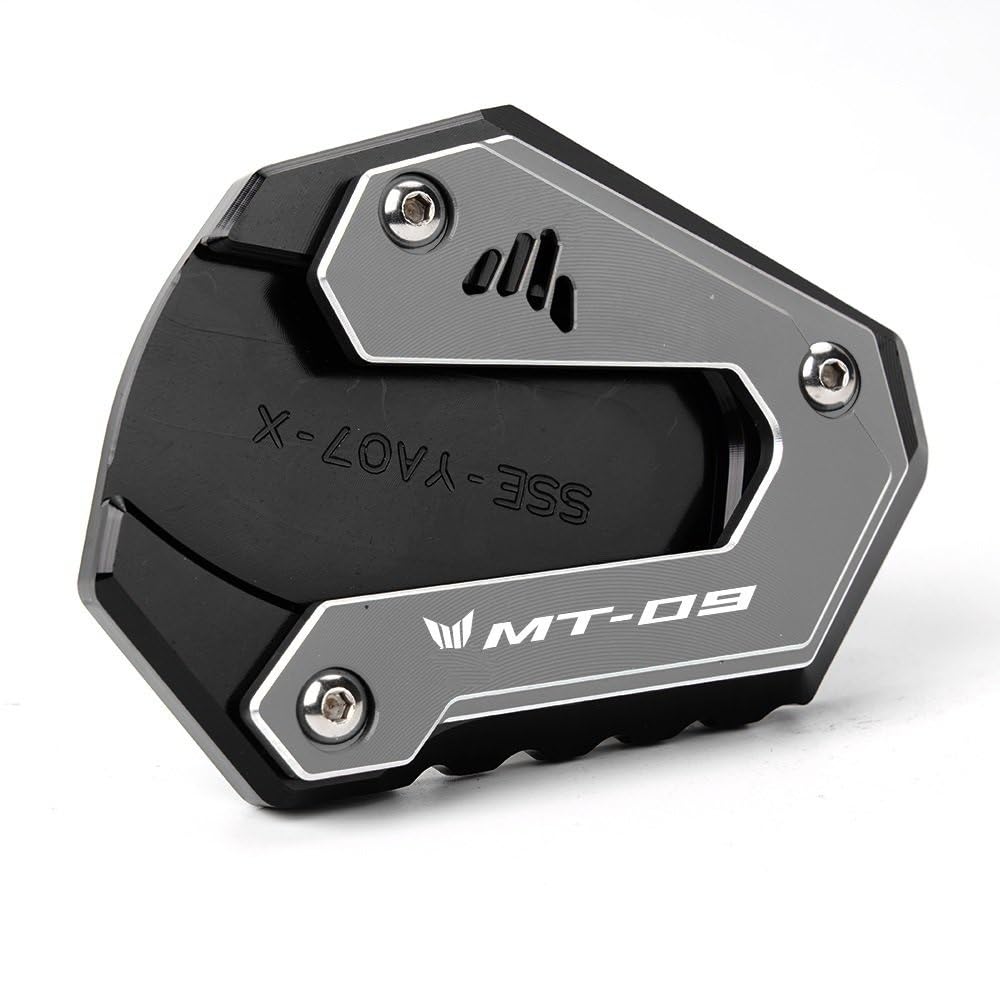 motorrad seitenständer Für MT09 SP 2023 MT 09 2022 Tracer MT-09 SP FZ09 2015-2023 Motorrad Kickstand Fuß Seite Stehen Verlängerung Pad Schlüsselanhänger(4) von CKFDJRNAE