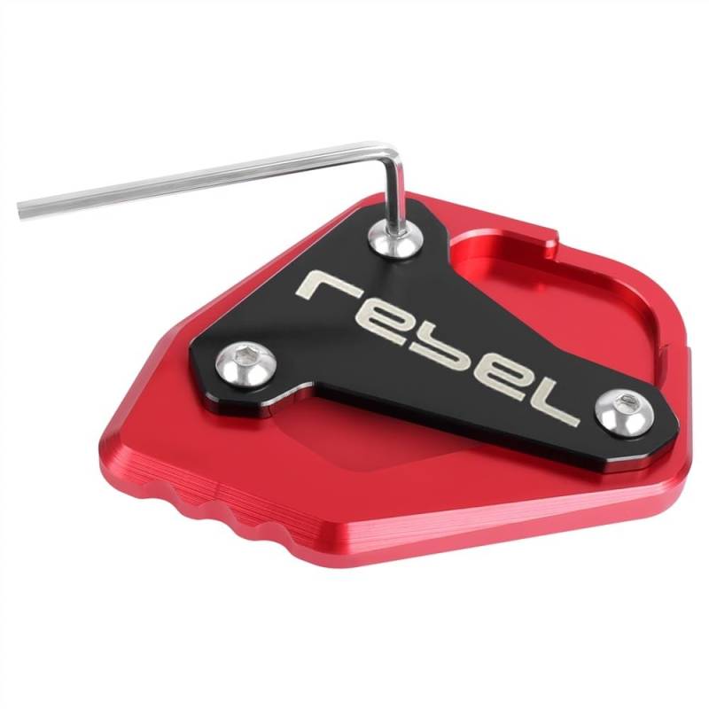 motorrad seitenständer Für REBEL CMX1100 CM1100 CMX 1100 2020-2023 Motorrad CNC Ständer Fuß Seite Stehen Verlängerung Pad Unterstützung Vergrößern Platte(7) von CKFDJRNAE