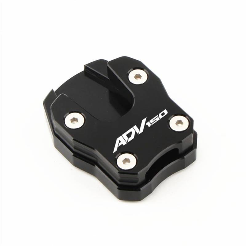motorrad seitenständer Motorrad CNC Aluminium Ständer Fuß Seite Verlängerung Pad Unterstützung Platte Vergrößern Stehen Für ADV150 ADV 150 2018-2021(4) von CKFDJRNAE