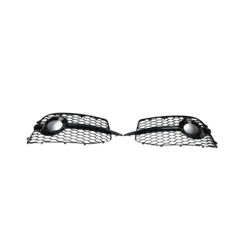 Auto-Frontgrill 1 Paar Auto-Front-Nebelscheinwerfer-Grill-Abdeckung 8U0807681D 8U0807682D Mesh Nebelscheinwerfer-Grill Für Q3 S-Line 2012–2014 Autogrills von CKGRHJSA