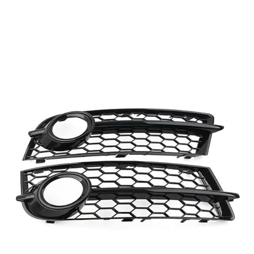Auto-Frontgrill 1 Paar Glänzend Schwarz Auto Nebel Lampe Kühlergrill Für TT 8J 2006-2014 Front Stoßstange Waben Mesh Licht Abdeckung Außen Zubehör Autogrills(09) von CKGRHJSA