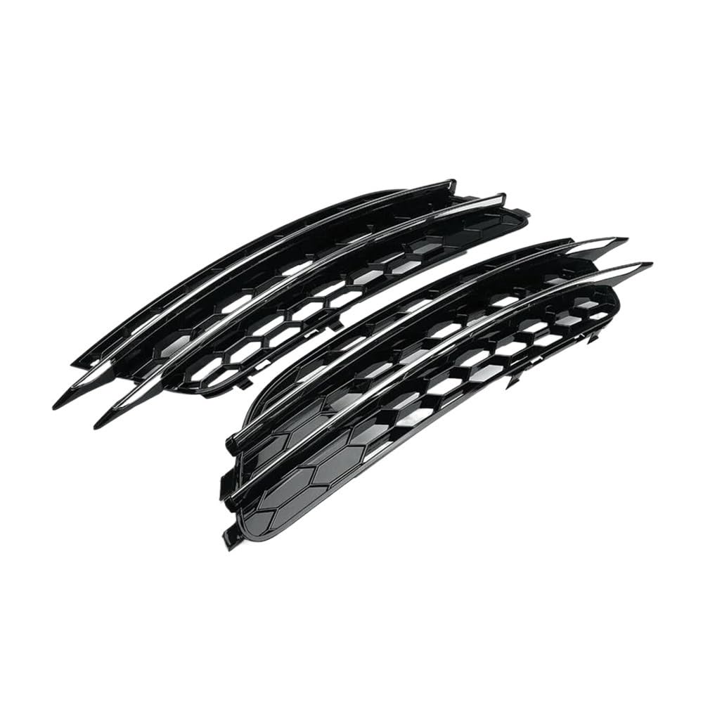 Auto-Frontgrill 2 Stücke Auto Nebelscheinwerfer Abdeckung Grille Grill Für A6 C7 2012-2015 Autogrills(Chrome) von CKGRHJSA