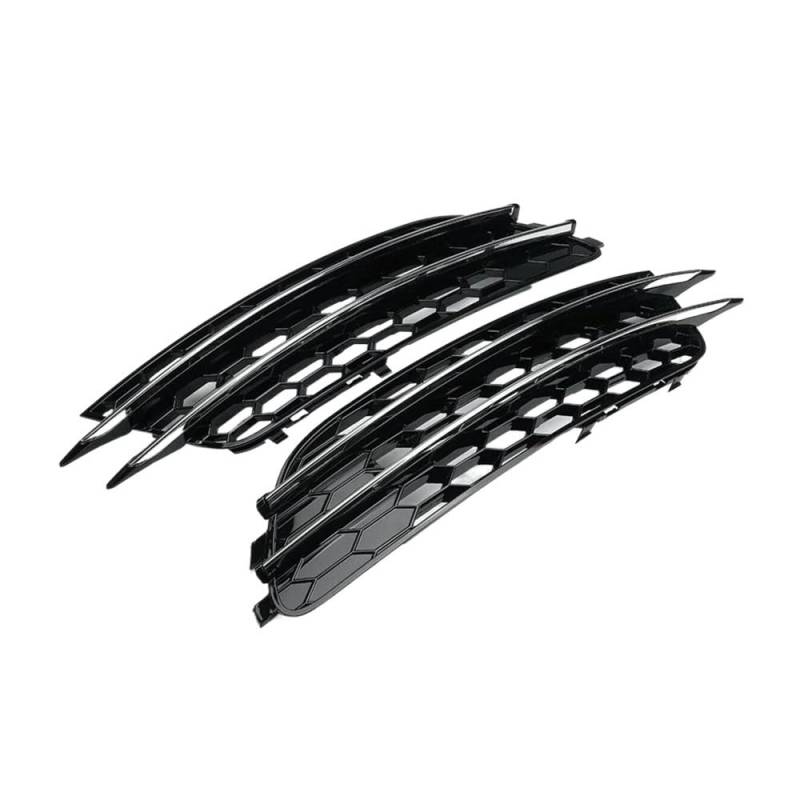 Auto-Frontgrill 2 Stücke Auto Nebelscheinwerfer Abdeckung Grille Grill Für A6 C7 2012-2015 Autogrills(Chrome) von CKGRHJSA