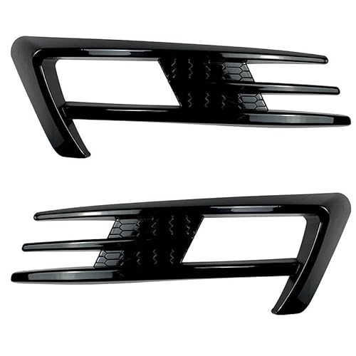 Auto-Frontgrill 2 Stücke Nebelscheinwerfer Lampe Augenbraue Windmesser Unteren Stoßfänger Grill Zierleisten Für Golf MK7 Für Golf 7 2013 2014 2015 2016-2019 Autogrills(B) von CKGRHJSA
