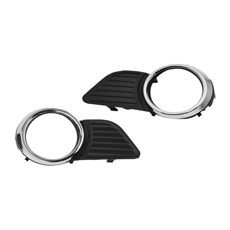 Auto-Frontgrill 2X Front Nebel Licht Lampe Rahmen Abdeckung Trim Nebel Licht Lünette Licht Basis Für Sienna Für XLE Für LE 2011-2017 Stabile Leistung Autogrills von CKGRHJSA