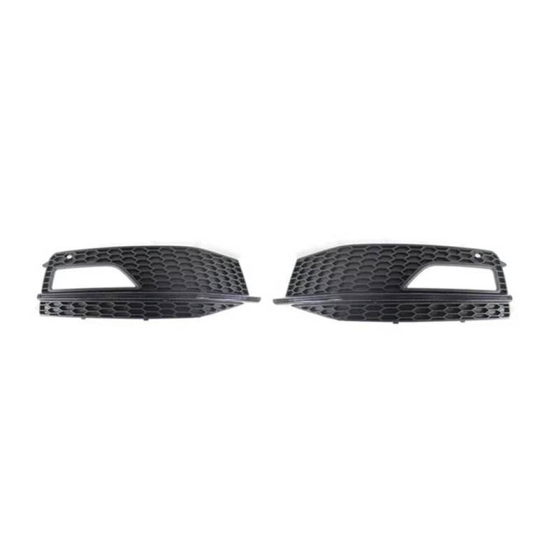 Auto-Frontgrill 8K0807681 Mesh Frontstoßstangengrill Nebelscheinwerfer Lampenabdeckung Grill Für A4 B8.5 S-Linie S4 2012 2013 2014 2015 Autogrills(A-Black) von CKGRHJSA