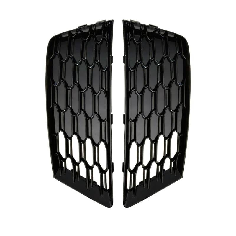 Auto-Frontgrill Auto Front Stoßstange Nebel Licht Kühlergrill Lampe Grill Abdeckung Für A4 B9 2016-2018 Hex Mesh Auto Zubehör 8WD807681B Autogrills von CKGRHJSA