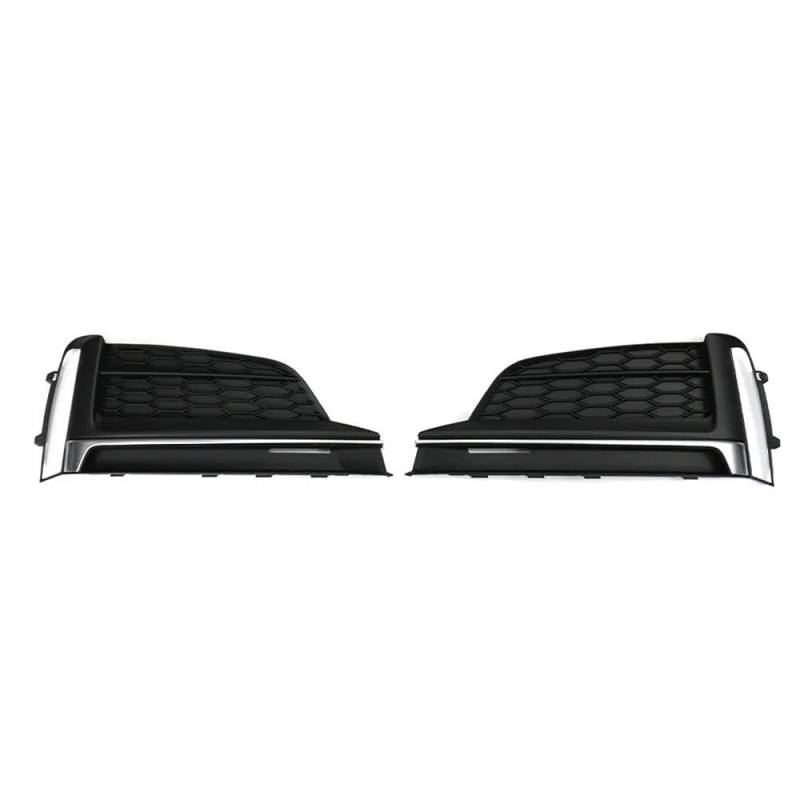 Auto-Frontgrill Auto Frontschürze Unterer Kühlergrill Nebelscheinwerfer Kühlergrill Abdeckung Trim Für A5 S-Line Stoßstange S5 2017 2018 2019 Waben Stil Kühlergrill Autogrills von CKGRHJSA