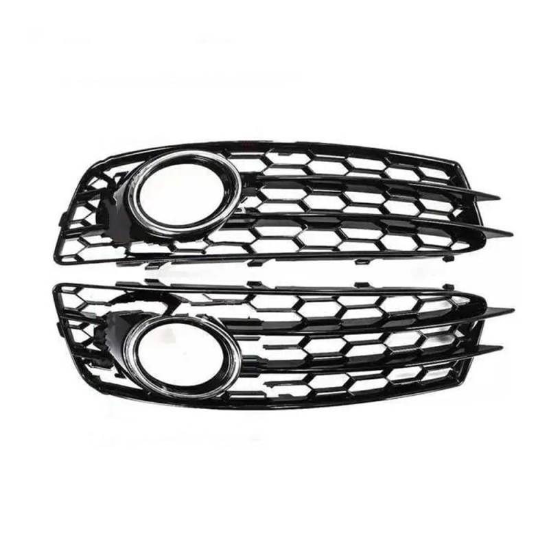 Auto-Frontgrill Auto Nebel Licht Lünette Abdeckung Front Stoßstange Lampe Grill Für A3 8P S-Linie 2009-2012 Waben Grille 8P0807682 8P0807681 Körper Kit Autogrills(09) von CKGRHJSA