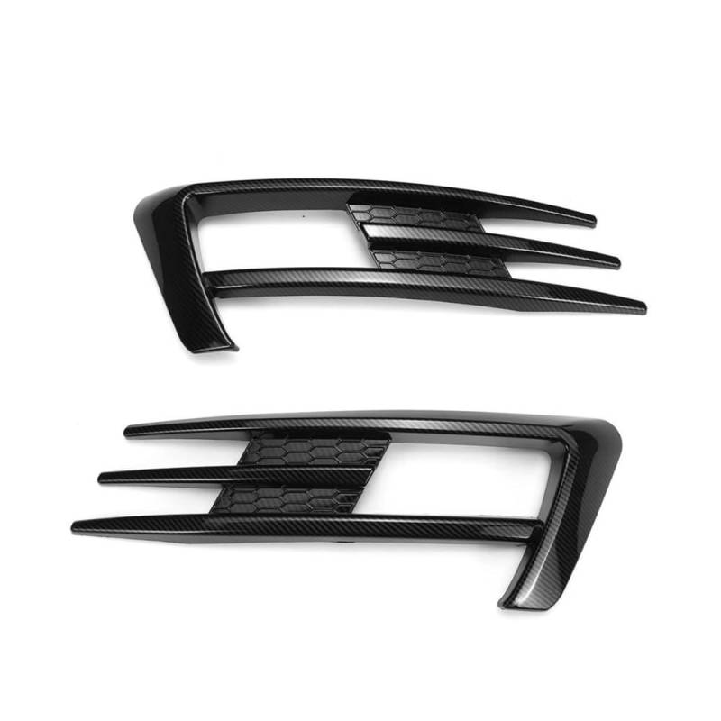 Auto-Frontgrill Autostoßstange Nebelscheinwerfer Kühlergrill Abdeckung Verkleidung Body Kit Für Golf 7 MK7 Vor-Facelift Frontstoßstange Lippe Spoiler 2012-2017 Autogrills(Carbon Look) von CKGRHJSA