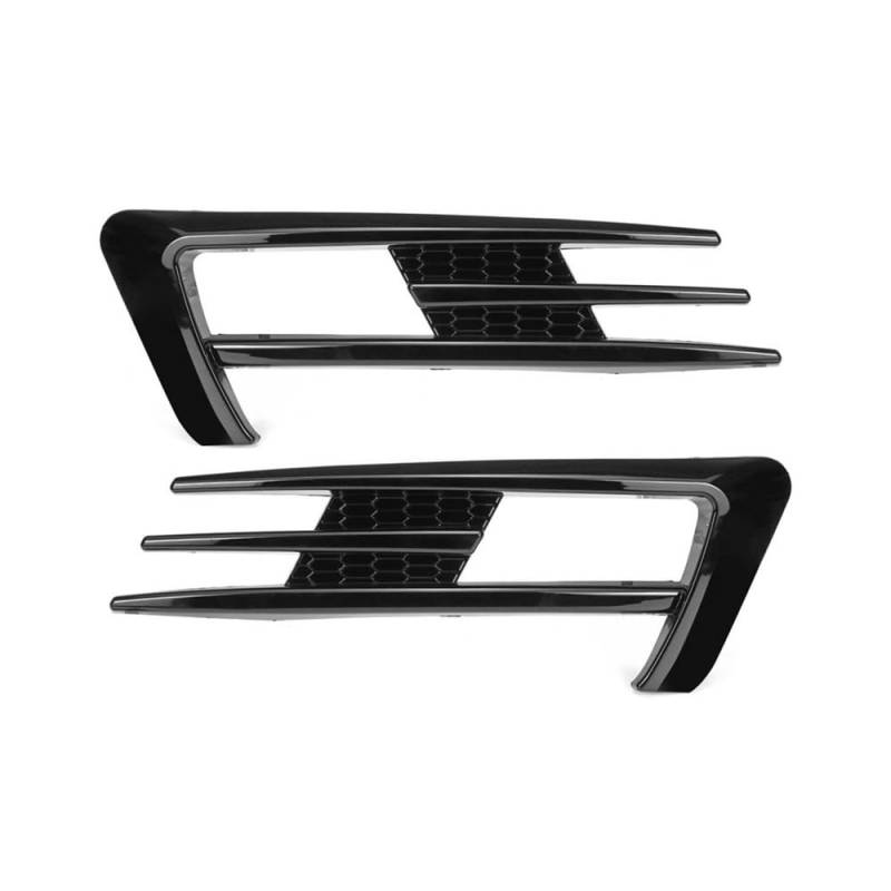 Auto-Frontgrill Autostoßstange Nebelscheinwerfer Kühlergrill Abdeckung Verkleidung Body Kit Für Golf 7 MK7 Vor-Facelift Frontstoßstange Lippe Spoiler 2012-2017 Autogrills(Glossy Black) von CKGRHJSA