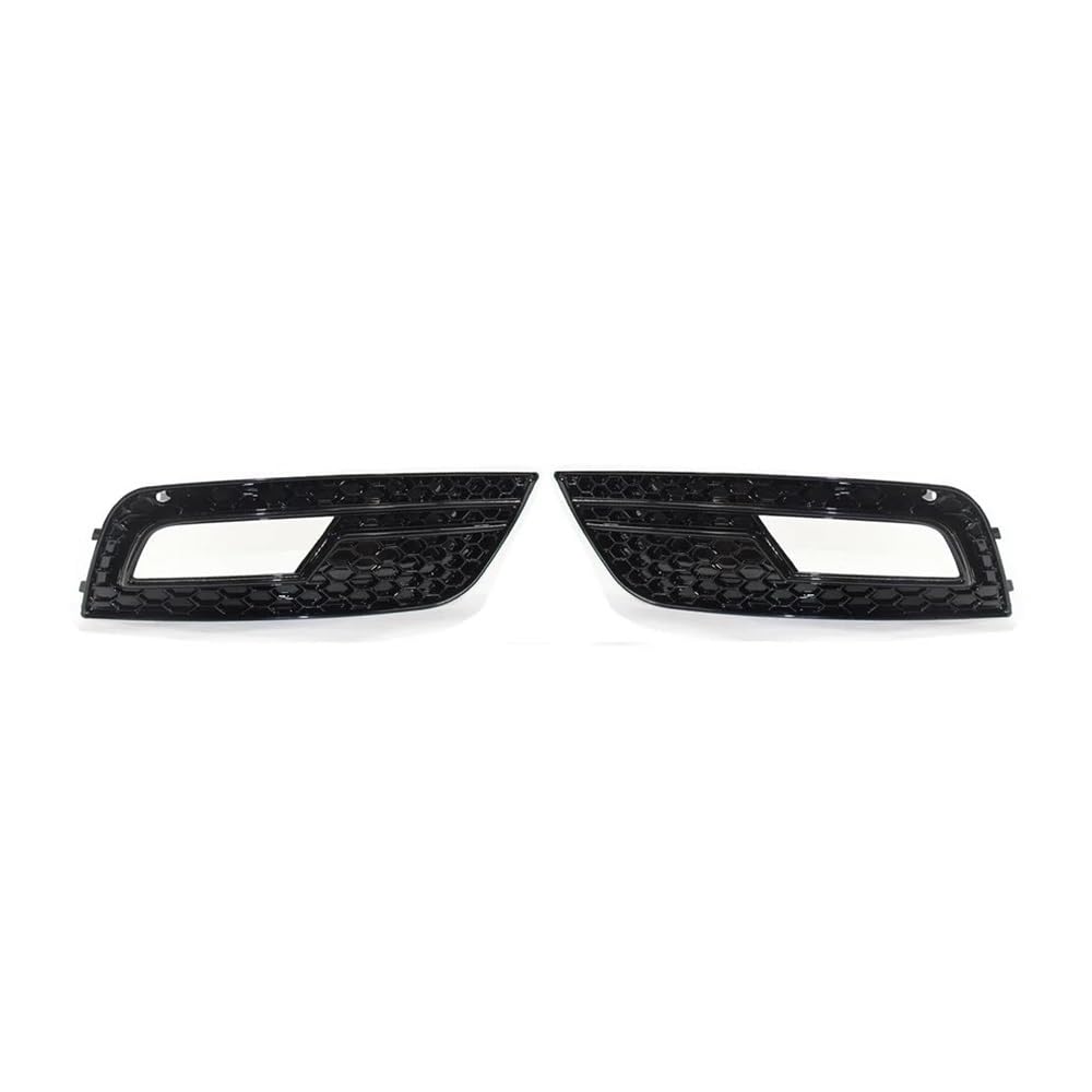 Auto-Frontgrill Autozubehör Autogitter Glänzend Chrom Schwarz Auto Frontstoßstange Nebelscheinwerfergitter Für A4 B8.5 Standard Edition 2013 2014 2015 2016 Autogrills(Zwart) von CKGRHJSA