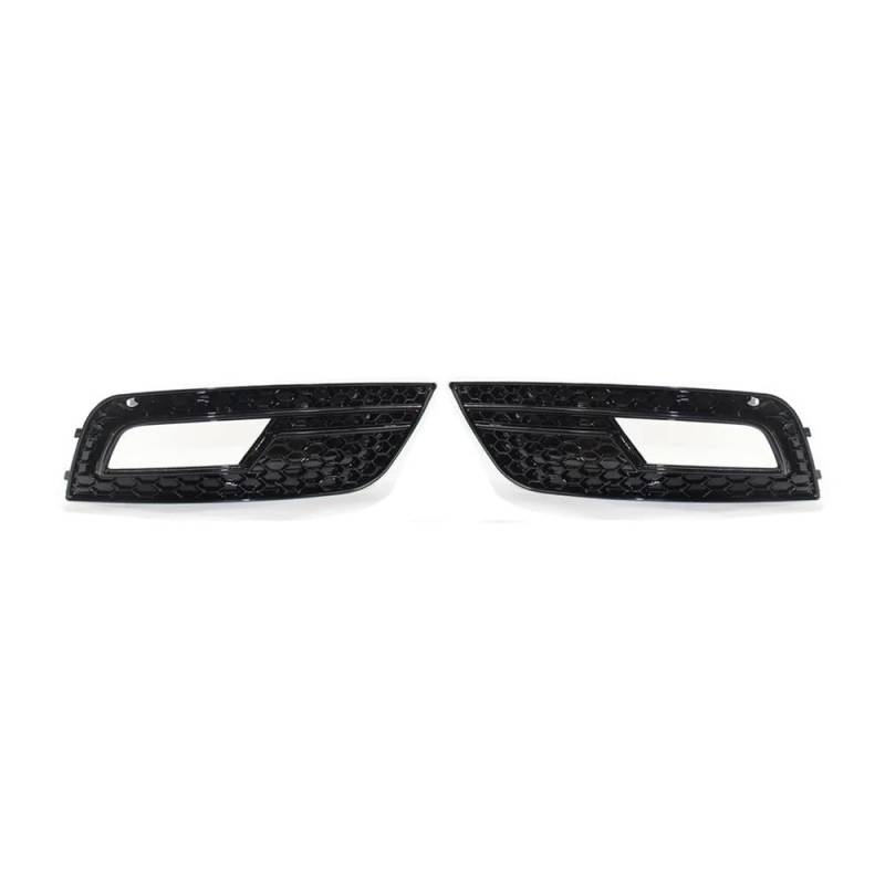 Auto-Frontgrill Autozubehör Autogitter Glänzend Chrom Schwarz Auto Frontstoßstange Nebelscheinwerfergitter Für A4 B8.5 Standard Edition 2013 2014 2015 2016 Autogrills(Zwart) von CKGRHJSA
