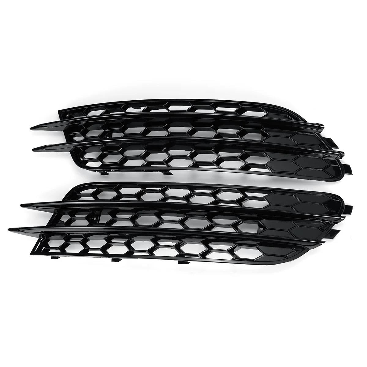 Auto-Frontgrill Chrom/Schwarz Stil Auto Nebelscheinwerfer Kühlergrill Abdeckung Trim Für A6 C7 Limousine Ohne Acc 2012 2013 2014 2015 Nebelscheinwerfer Grill Autogrills(09) von CKGRHJSA