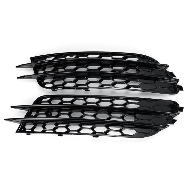 Auto-Frontgrill Chrom/Schwarz Stil Auto Nebelscheinwerfer Kühlergrill Abdeckung Trim Für A6 C7 Limousine Ohne Acc 2012 2013 2014 2015 Nebelscheinwerfer Grill Autogrills(09) von CKGRHJSA