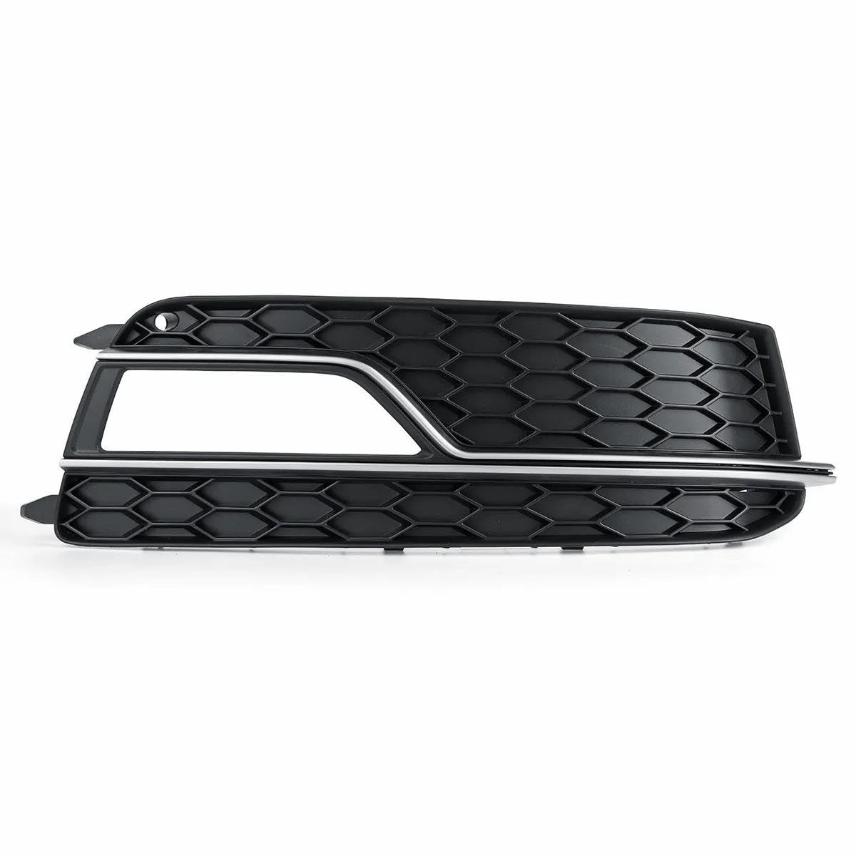 Auto-Frontgrill Chrom-Silber-Nebelscheinwerfer-Kühlergrill-Abdeckung Für A5 S Line S5 2013–2017 8T007681K 8T0807682K Frontstoßstangen-Untergitter Autogrills(Purple) von CKGRHJSA