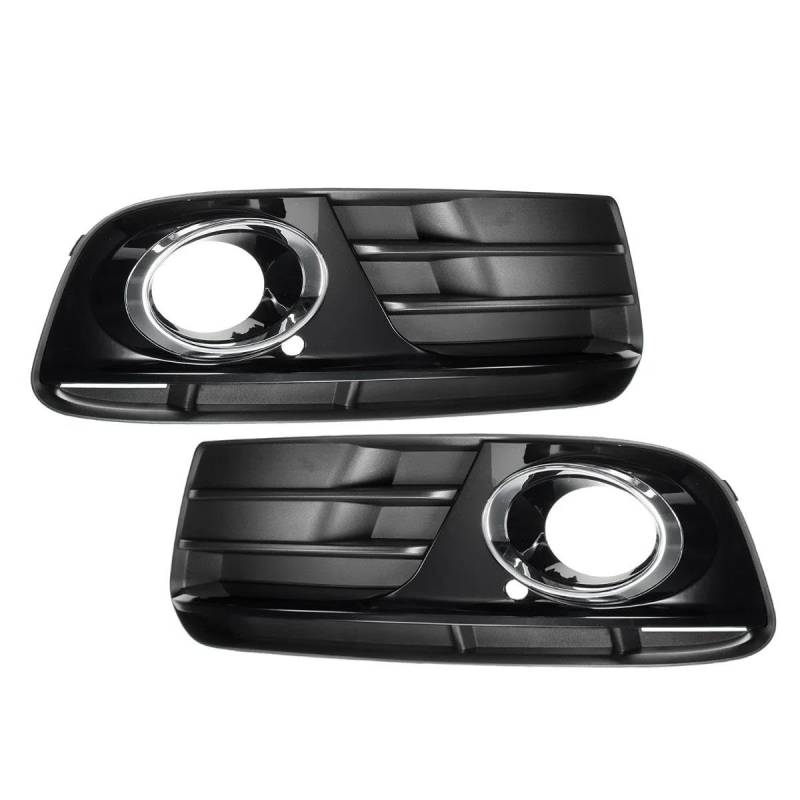 Auto-Frontgrill Frontstoßstangengrill Für Q5 2013 2014 2015 2016 2017 Frontstoßstangen-Nebelscheinwerfer-Lampenabdeckungsgrill 8R0807681 8R0807682 Autogrills von CKGRHJSA
