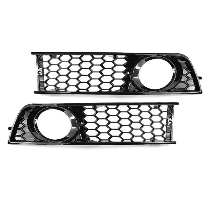 Auto-Frontgrill Für A4 B6 2001-2005 Nebelscheinwerfer-Stoßfänger-Unterseiten-Nebelscheinwerfer-Kühlergrill-Abdeckung 1 Paar Autogrills von CKGRHJSA