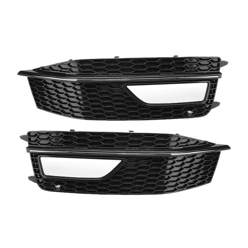 Auto-Frontgrill Für A4 B8 Für S-Linie S4 2012-2015 Front Stoßstange Nebel Licht Kühlergrill 1 Paar Auto Nebel Lampe Racing Grill Abdeckung Autogrills von CKGRHJSA