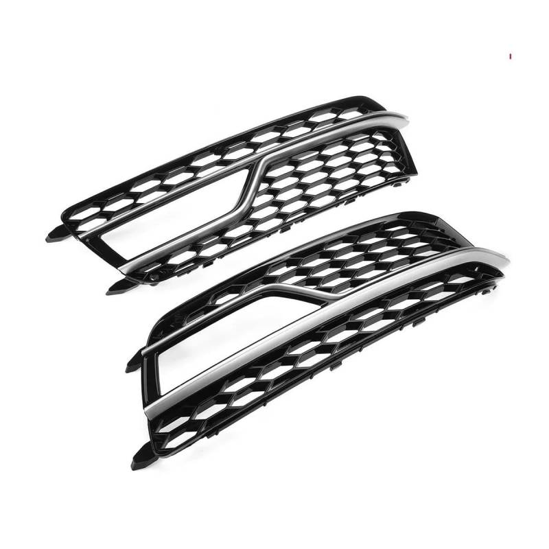 Auto-Frontgrill Für A5 S-Line S5 2013 2014 2015 2016 2017 Auto Front Stoßstange Nebel Licht Kühlergrill Racing Grill Lampe Abdeckung 8T0807681M 8T0807682M Autogrills(1 UK) von CKGRHJSA