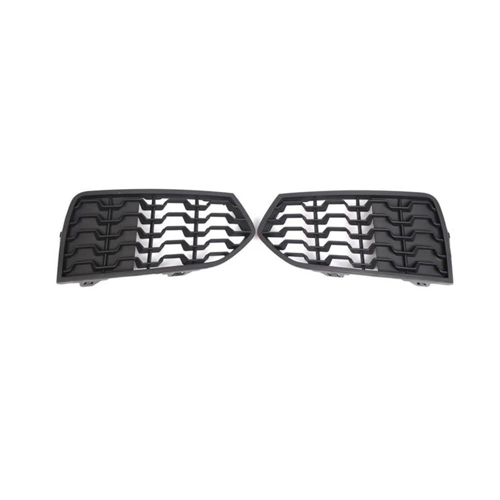 Auto-Frontgrill Mattschwarze Links-Rechts-Auto-Frontstoßstange-Nebelscheinwerfer-Gitterabdeckung Für 2er-Serie F22 2012 2013 2014–2019 Ohne Nebelscheinwerfer Autogrills(1 Pair) von CKGRHJSA