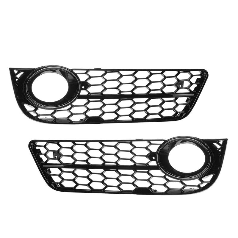 Auto-Frontgrill Nebelscheinwerferabdeckung Für A5 Für Coupe/Sportback 2008–11 Für Cabriolet 2010–2011 Auto-Frontstoßstange Nebelscheinwerfer Lampengitter Autogrills(09) von CKGRHJSA