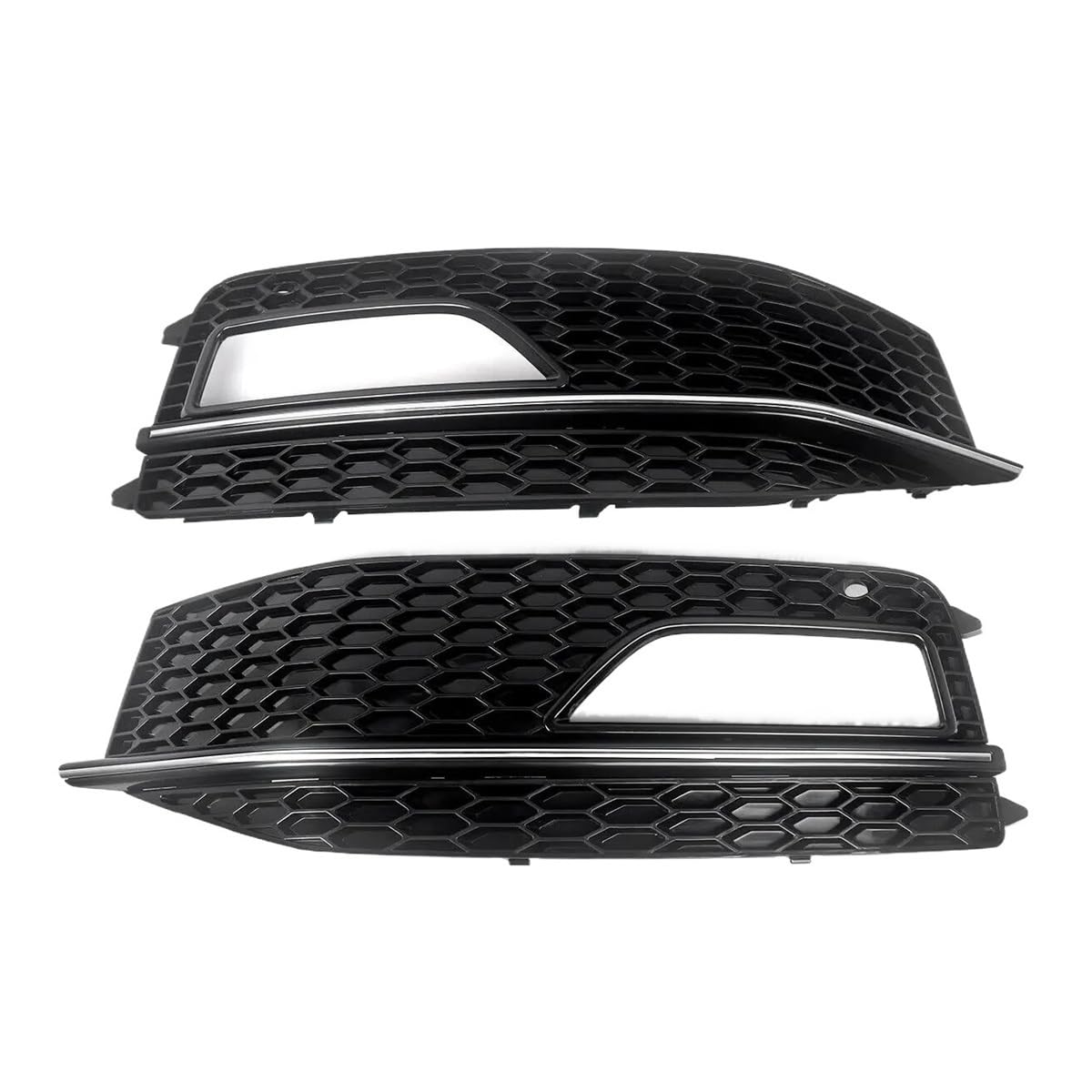 Auto-Frontgrill Nebelscheinwerferabdeckungsgrill Für A4 S4 B8.5 Für S-Linie 2012–2015 Unterer Kühlergrill Der Frontschürze RS4 8K0807681L Autogrills(Chrome) von CKGRHJSA