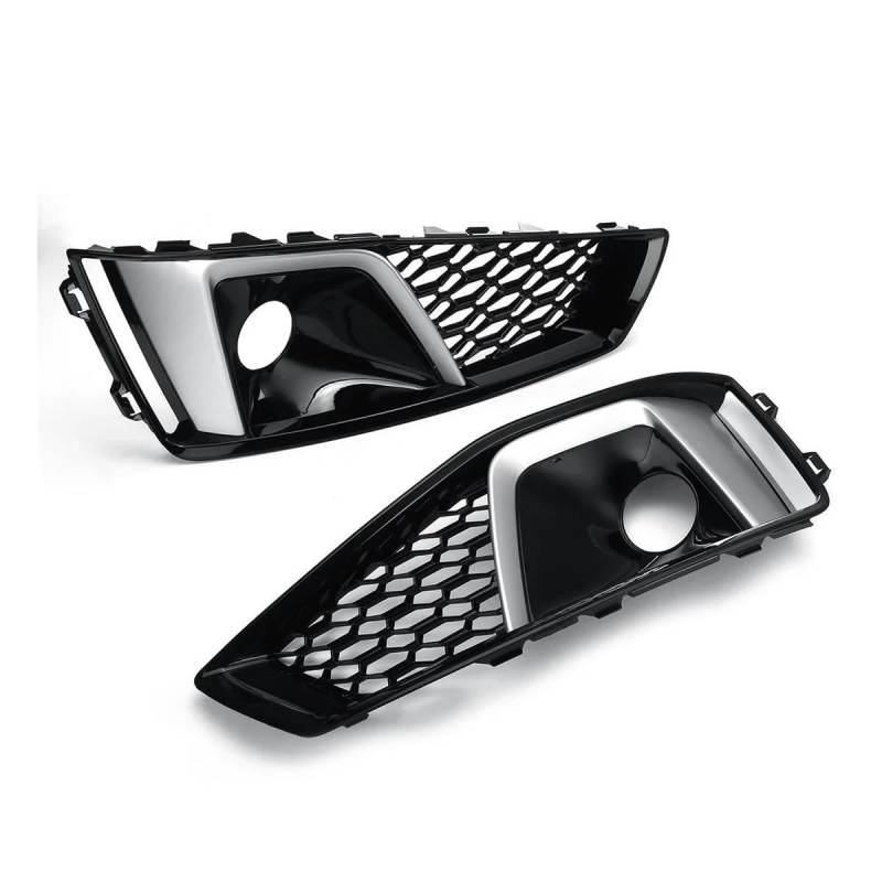 Auto-Frontgrill Paar Auto Front Stoßstange Nebel Lampe Abdeckung Grille Waben Für A4 B9 Für S-LINE S4 2019 2020 8WD807681J 8WD807682J Nebel Licht Kühlergrill Autogrills(1 UK) von CKGRHJSA