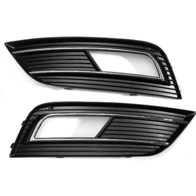 Auto-Frontgrill Paar Auto Frontstoßstange Nebelscheinwerfer Grill Kühlergrill Facelift Nebelscheinwerfer Abdeckung Grill 8K0807681K Für A4 B8 Quattro 2012 2013 2014 2015 Autogrills von CKGRHJSA