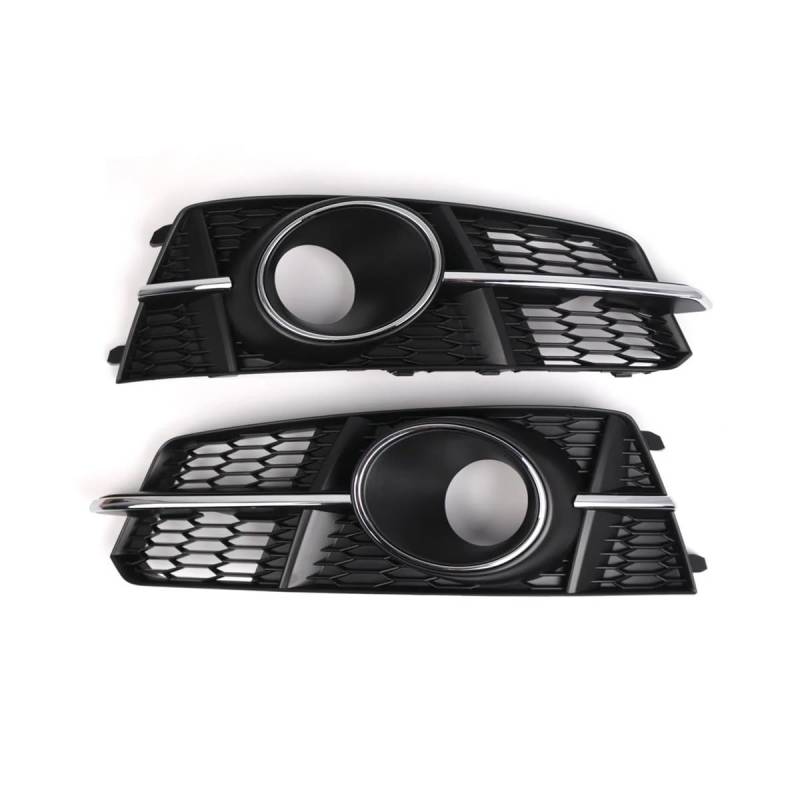 Auto-Frontgrill Paar Nebelscheinwerfer-Gitterabdeckungen Für A6 C7 A6L Für S-Line Mit Nebelscheinwerferloch 2015–2018 Frontgrill 4G0807681AG Autogrills von CKGRHJSA