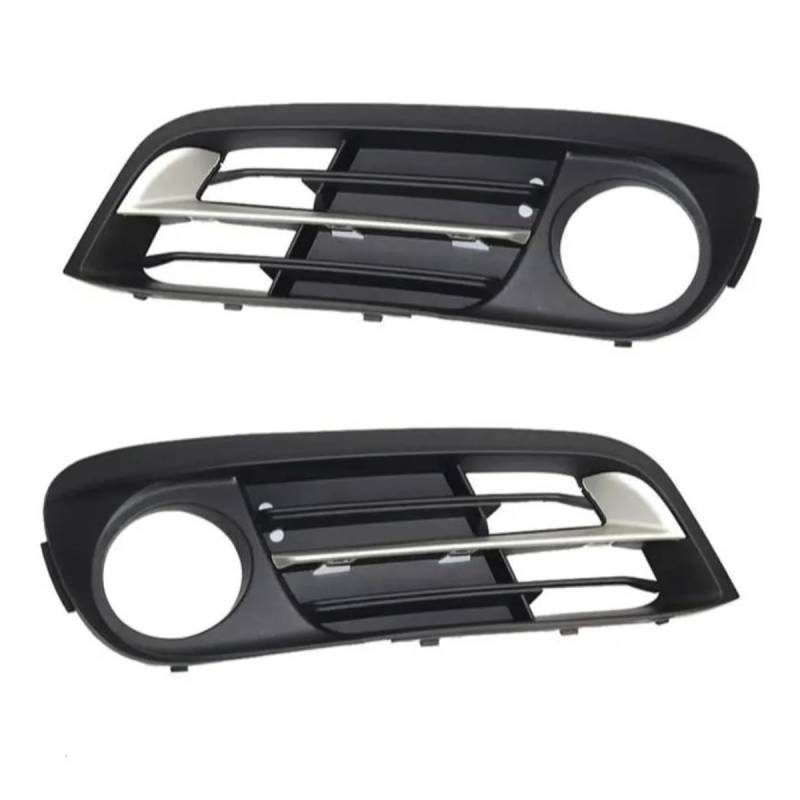Auto-Frontgrill Paar Stoßstangen-Nebelscheinwerfer-Abdeckungsgitter Chrom-Zierleisten Für 5er-Serie F10 F11 F18 520 528 525 535 530 51117342389 51117342390 Autogrills von CKGRHJSA