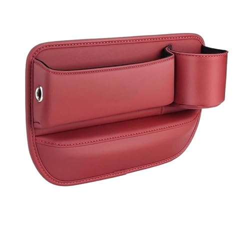 Autositzzubehör Auto Seat Gap Multifunktions-Aufbewahrungsbox Seat Gap Getränkehalter Sitzzubehör(Red right) von CKGRHJSA