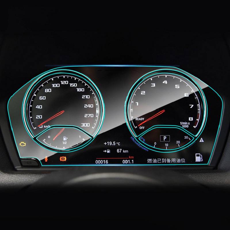 CKLS Autozubehör Innenraum Tacho Aufkleber transparente TPU-Folie Refit Anti-Scratc, für BMW F87 M2 2015-2022Dashboared Protector von CKLS