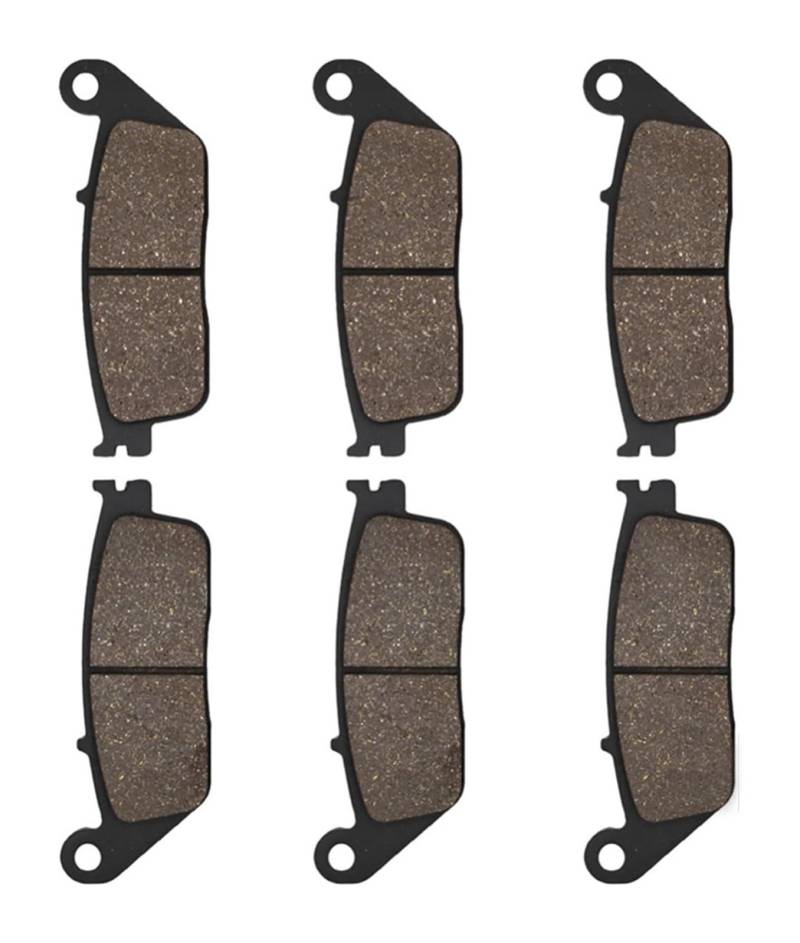 Bremsbeläge Für GL 1500 Für Valkyrie 1500 1997 1998 1999 GL1500 Für Tourer 1500 2000 2001 2002 2003 Motorrad Vorne Und Hinten Bremsbeläge(Front and Rear) von CKYDFE