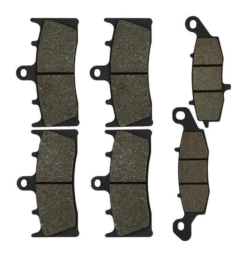 Bremsbeläge Für K&awasaki VN 1500 VN1500 Für Vulcan Mean Streak 2002 2003 2004 VN 1600 Für Mean Streak 2004 Motorradbremsbeläge Vorne Und Hinten(Front and Rear) von CKYDFE