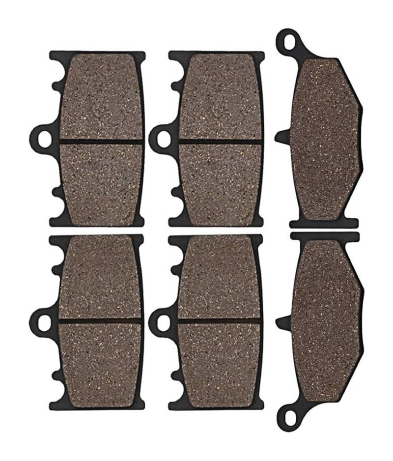 Bremsbeläge Für S&uzuki GSR400 GSR 400 K6 2006 GSR600 GSR 600 K6 K7 K8 2006 2007 2008 2009 2010 Motorrad Vorne Und Hinten Bremsbeläge(Front and Rear) von CKYDFE