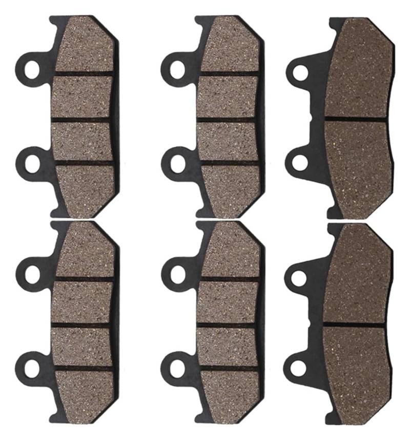 Bremsbeläge Für VFR 400 VFR400 NC21 1985 1986 1987 Motorrad Vorne Und Hinten Bremsbeläge(Front and Rear) von CKYDFE