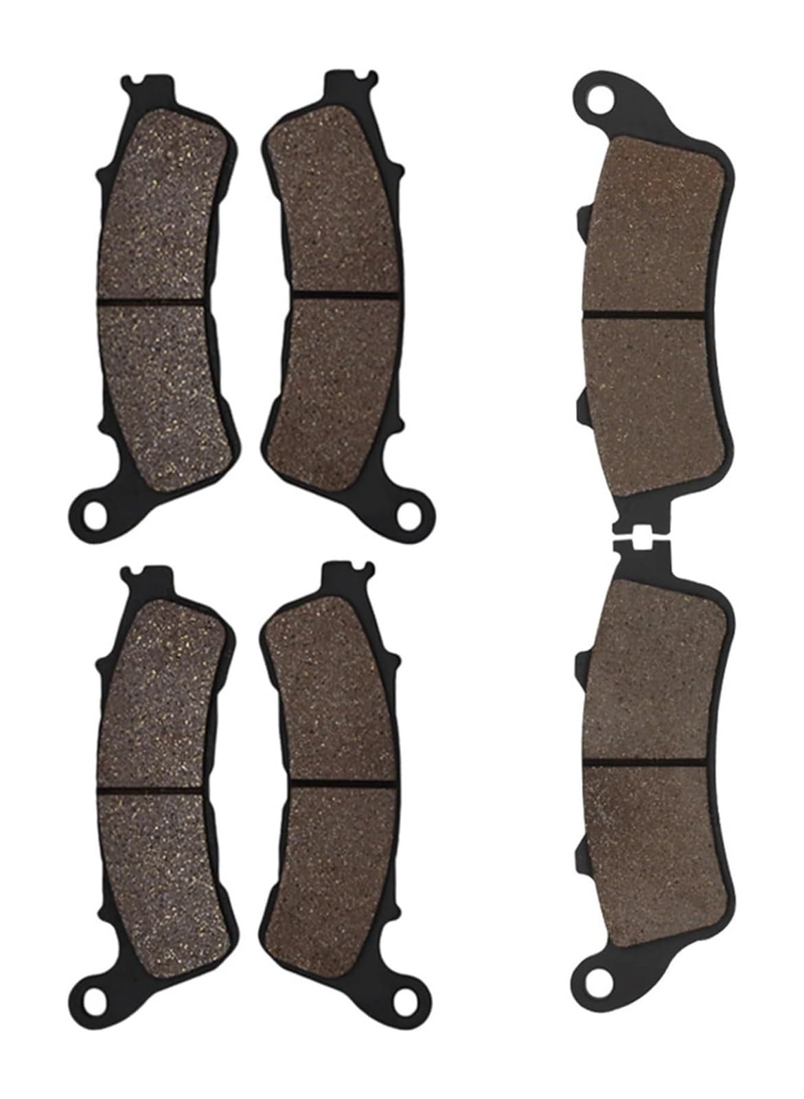 Bremsbeläge Für VFR 800 VFR800 Für Interceptor 800 ABS 2006-2012 XL1100 XL1000V ST1300 ST1300A 2008-2013 Motorrad Vorne Und Hinten Bremsbeläge(Front and Rear) von CKYDFE