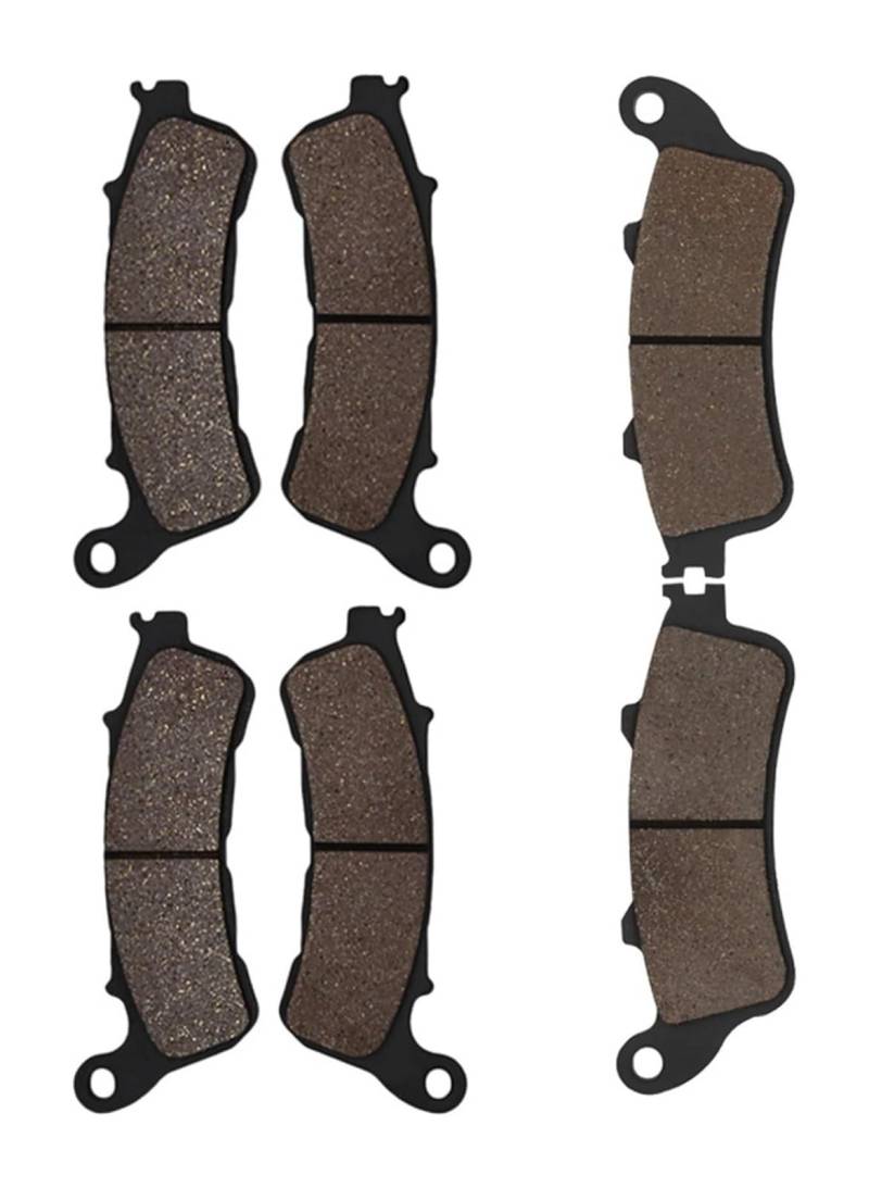 Bremsbeläge Für VFR 800 VFR800 Für Interceptor 800 ABS 2006-2012 XL1100 XL1000V ST1300 ST1300A 2008-2013 Motorrad Vorne Und Hinten Bremsbeläge(Front and Rear) von CKYDFE
