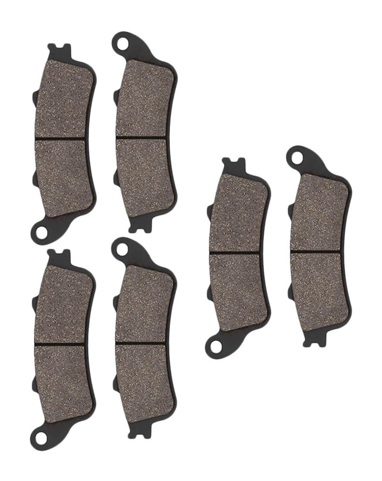 Bremsbeläge Für VFR800 800 Für Abfangjäger CBR1100 XX Für Blackbird ST1100 ST1300 GL1800 Für Goldwing Motorrad Vorne Und Hinten Bremsbeläge(3pairs) von CKYDFE