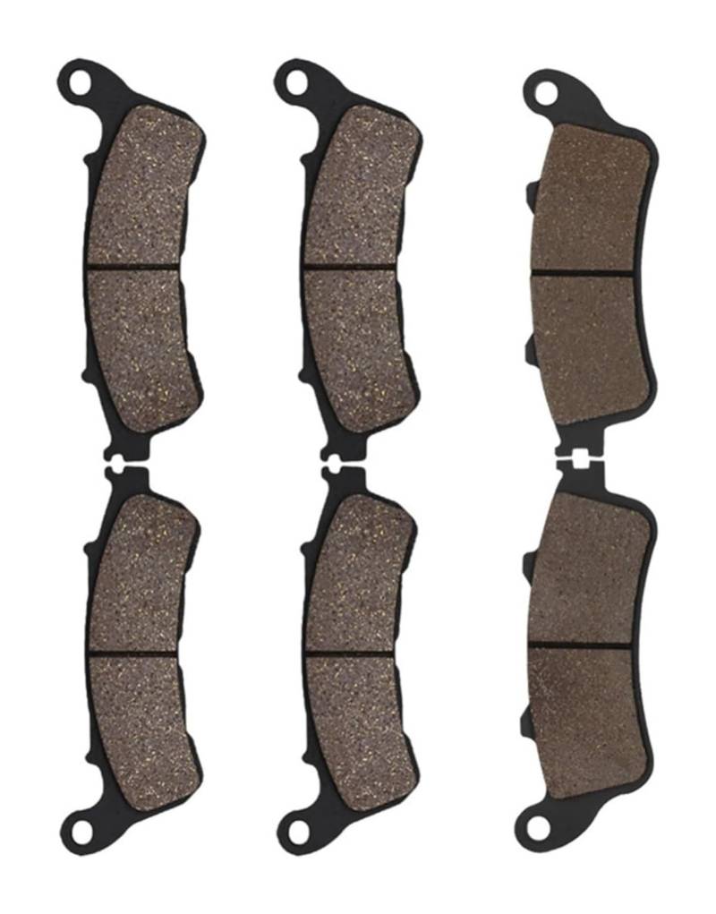 Bremsbeläge Für VFR800 VFR 800 Für Interceptor 2006-2013 XL1000 XL1000V Für Varadero 2004-2011 ST1300 Motorrad Vorne Und Hinten Bremsbeläge(Front and Rear) von CKYDFE