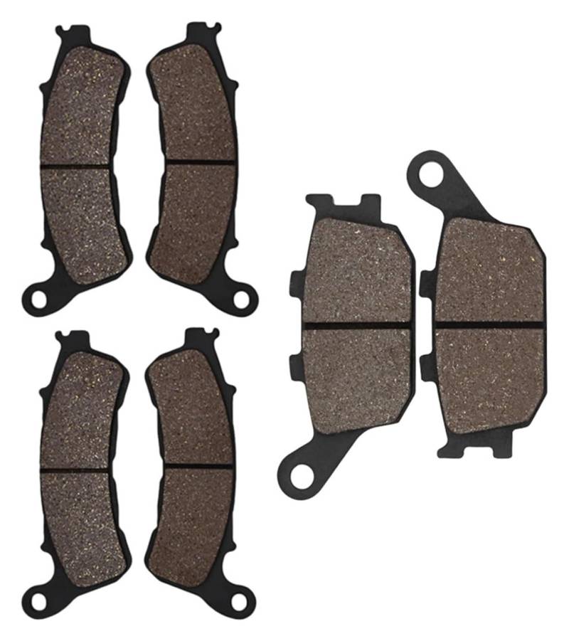 Bremsbeläge Für XL 700 Für T&RANSALP 2008-2011 CB 600 CB600 Für Hor&net 600 2007-2012 CBF500 CBF 500 2004-2007 Motorrad Vorne Und Hinten Bremsbeläge(Front and Rear) von CKYDFE
