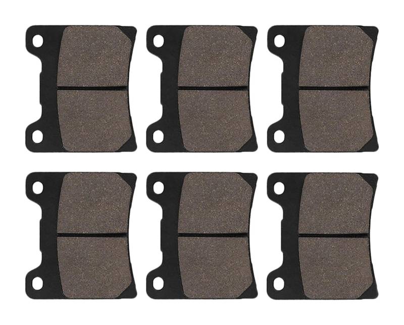 Bremsbeläge Für Y&amaha XJ900F FZX750 Für F&Azer FZ750 FZX700 FZ700 Für Genesis FZR600 FJ600 XJ600 Motorradteile Bremsbeläge Vorne Oder Hinten(3pairs) von CKYDFE